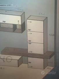 Pensile a colonna soggiorno