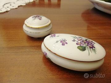 scatoline in porcellana 