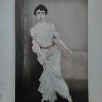 vecchio quadro dipinto ritratto di ragazza 