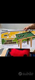 biliardo x bambino in legno 