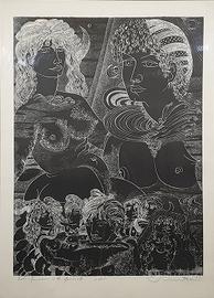 Litografia di Zancanaro Tono