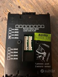 Modulo bottoni elvox  8054