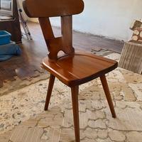 Set di 2 sedie in legno