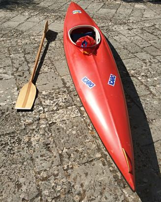 Kayak Canoa Icaro Bernardini + pagaia in legno
