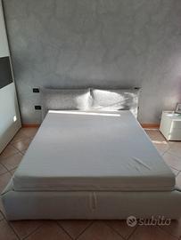 Letto matrimoniale con contenitore 