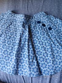 gonna bimba taglia 4/5 anni