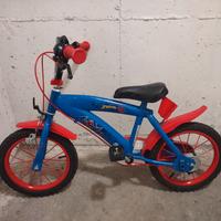 bicicletta spiderman 14''