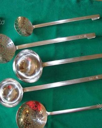 Mestoli ramaiole frusta professionali 18/10 nuovi