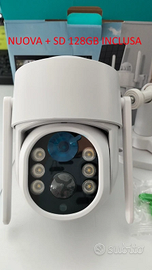 Telecamera Esterno Solare WiFi iCSee + MicroSD 128