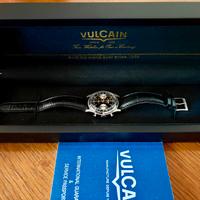 Cronografo Vulcain 1970 full set nero in garanzia