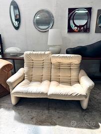 Divano in pelle prodotto in Svizzera, anni' 90