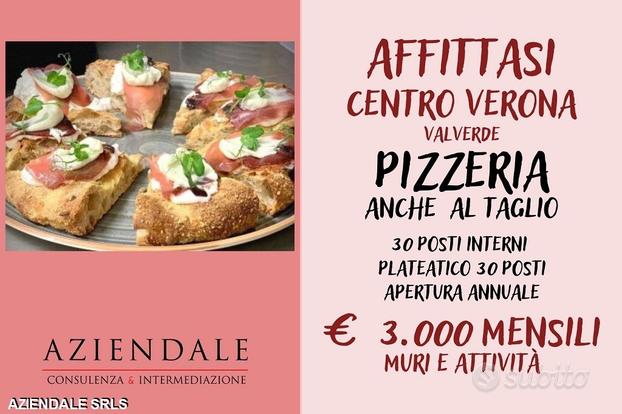 Pizzeria anche al taglio alto passaggio pedonale