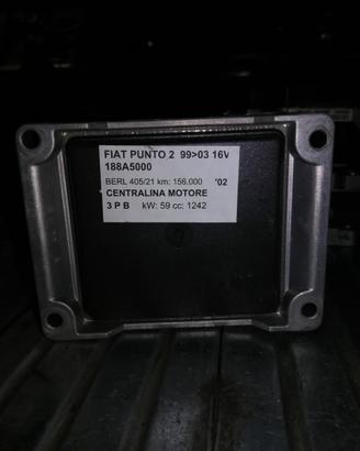 Centralina motore FIAT PUNTO 2 1242cc 16V del 2002