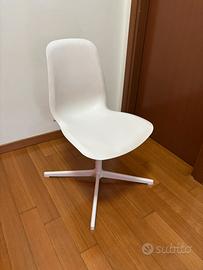IKEA Leifarne Swivel Chair in white