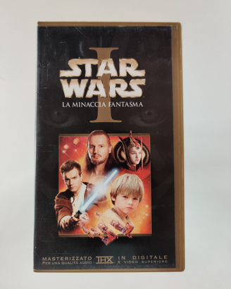 VHS Star Wars episodio I - La minaccia fantasma