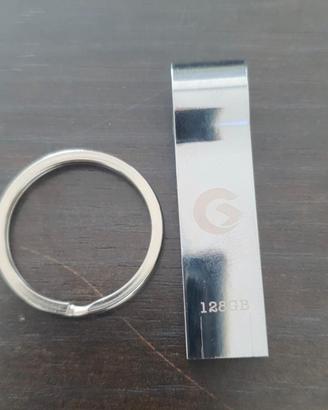 Chiavetta USB 128GB Metallo Impermeabile