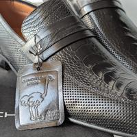 Moreschi Mocassini Canguro e Struzzo 8.5 - NUOVI