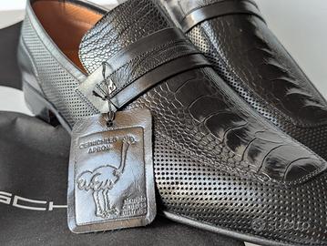 Moreschi Mocassini Canguro e Struzzo 8.5 - NUOVI