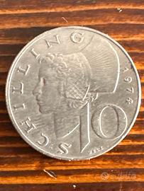 10 Schilling Austria 1976 – Moneta da collezione