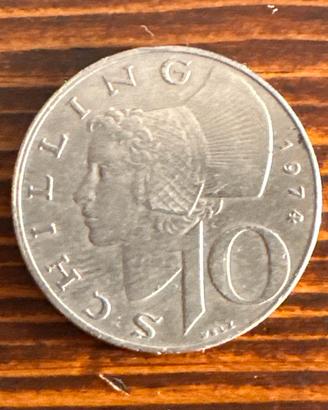 10 Schilling Austria 1976 – Moneta da collezione