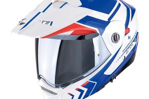 Casco modulare apribile SCORPION ADX 2 bianco blu 