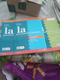 libro scolastico la grammatica italiana 