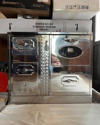 termocucina tutta in acciaio inox.