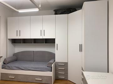 Cameretta completa 2 letti scrivania