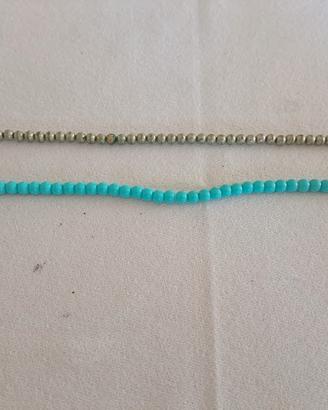 Set 2 Bracciali Vintage a Sferette