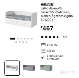 Letto singolo che diventa matrimoniale