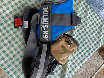 pettorina e sacchetto crocchette 