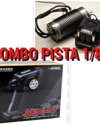 kit brushless e radio sanwa