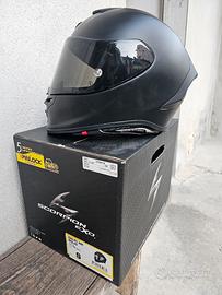 Scorpion exo r1 evo air solid nero opaco 