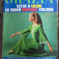 Riviste moda donna GRAZIA anni 70 entra e scegli n