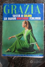 Riviste moda donna GRAZIA anni 70 entra e scegli n
