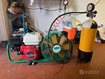 COMPRESSORE A BENZINA PER RICARICA BOMBOLE SUB
