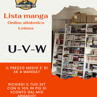 Lotto Manga vari - Entra nel profilo - U-V-W