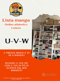 Lotto Manga vari - Entra nel profilo - U-V-W