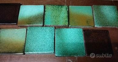 Mutina, piastrelle artigianali"Sfumato verde/bruno