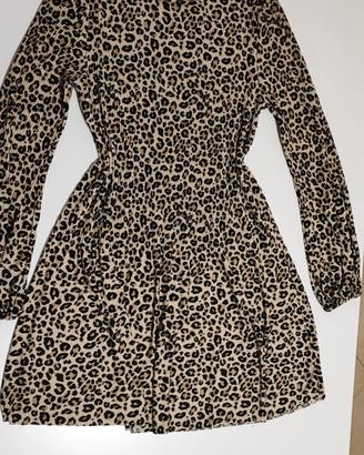 Abito maculato leopardato Stradivarius M