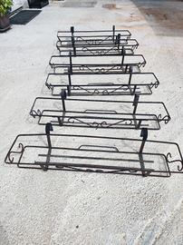 porta vasi in ferro battuto 