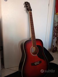 chitarra acustica corde metallo