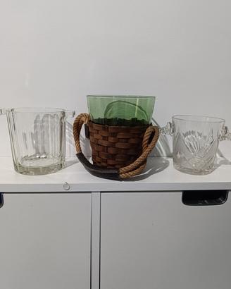 set porta ghiaccio vintage