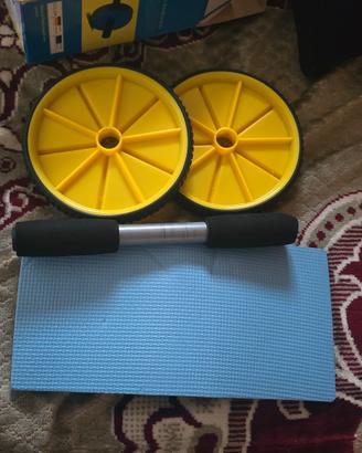 ruota esercizio addominali 