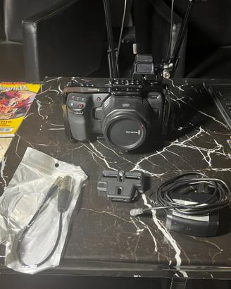 Blackmagic 6k + cage e cavi