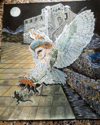 Dipinto " il barbagianni"