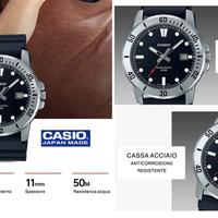 Orologio Casio nero  cassa in acciaio
