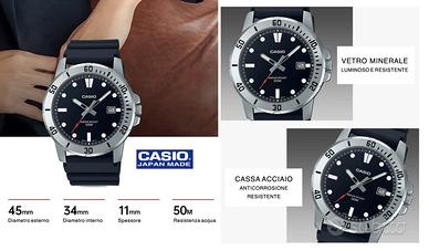 Orologio Casio nero  cassa in acciaio