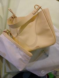 Shopper thun  con pochette interna gialla