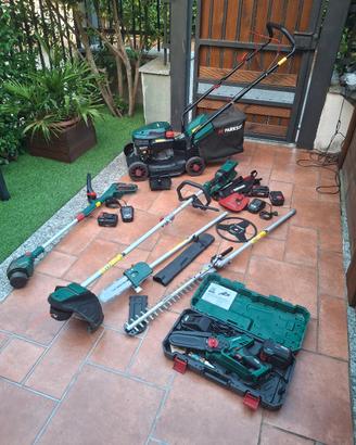 attrezzi da giardino parkside 